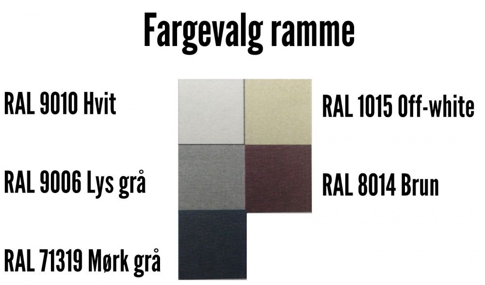 Markise - Bredde fra 595 til 650 cm x utfall 260 cm
