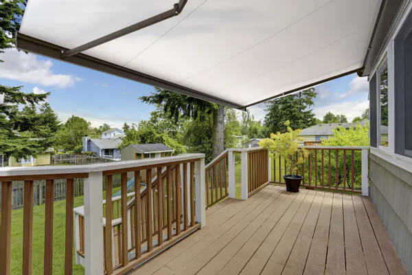 Hovedbilde Kassettmarkise m ledlys, Bredde 360-410 cm x 160 cm utfall