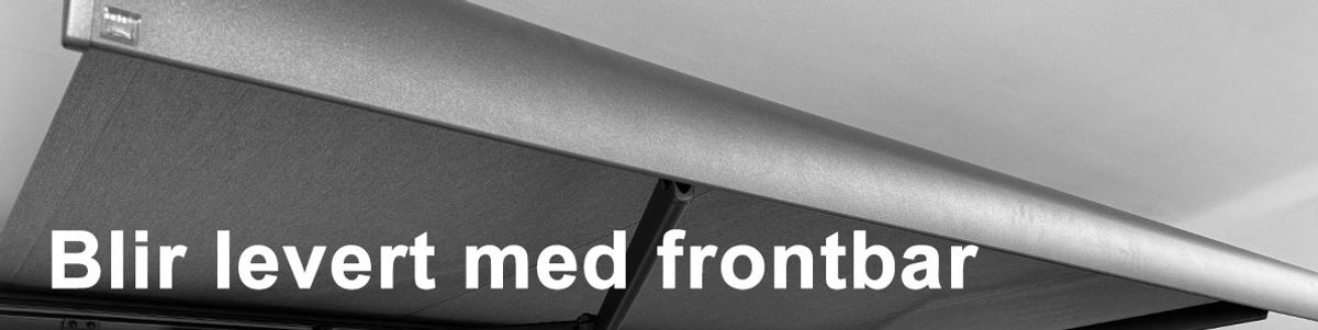 Markise - Bredde fra 475 til 530 cm x utfall 210 cm